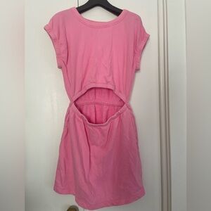 NWOT Aerie Cotton Terry Cutout Dress Pockets